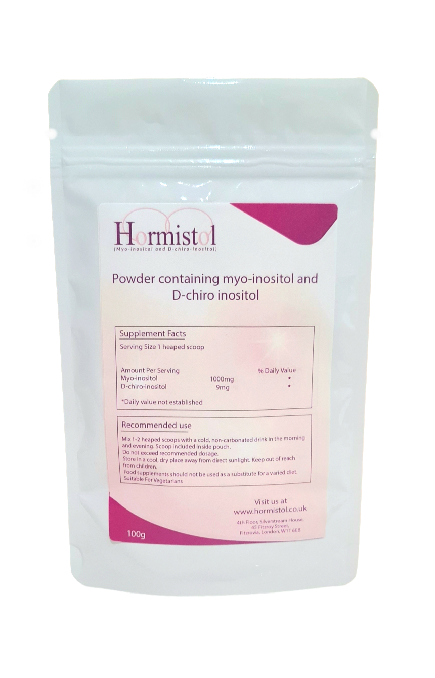 Hormistol (myo-inositol and D-chiro-inositol) Powder - 100g
